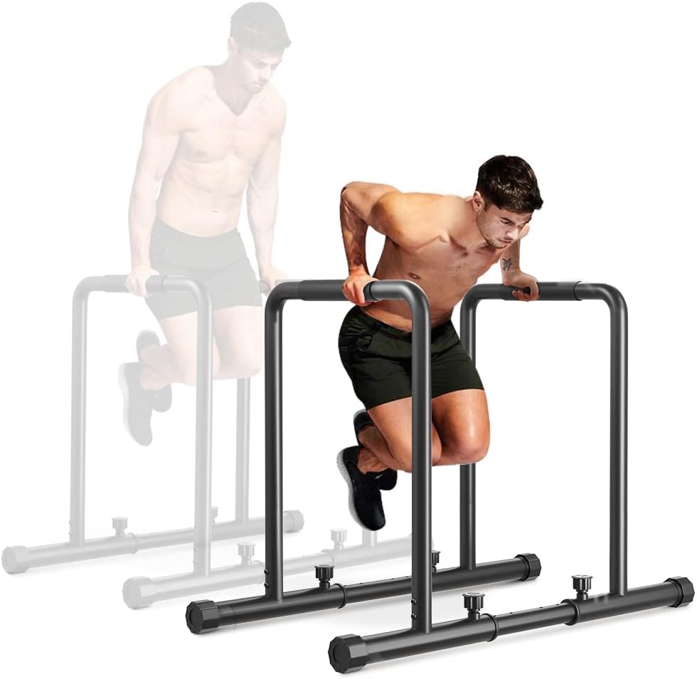 Dripex 1100 lbs Adjustable Dip Bar